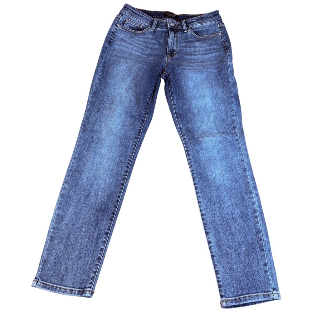 Judy Blue Los Angeles Slim Jeans Womens 9/29 (29x28) Blue Denim Cotton Stretch